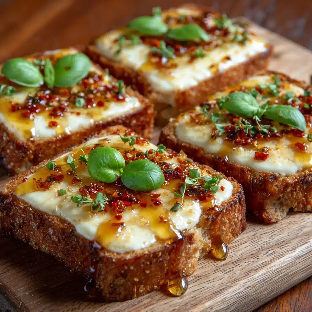 Hot Honey Garlic Bread Pizza Recipe
