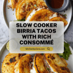 Easy Birria Tacos with Consomme in the Slow Cooker Recipe