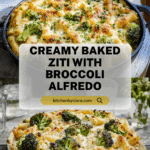 Baked Ziti with Broccoli and Alfredo Sauce Recipe