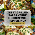 Grilled Salsa Verde Pepper Jack Chicken Recipe