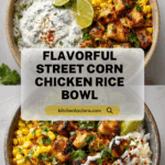 Street Corn Chicken Rice Bowl Recipe