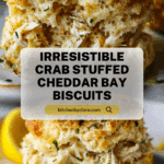 Crab Stuffed Cheddar Bay Biscuits with Lemon Butter Recipe