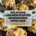 Chicken Stuffed Mushrooms Recipe