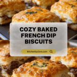 Baked French Dip Biscuits Recipe