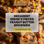Chewy REESE’s PIECES Peanut Butter Brownies Recipe