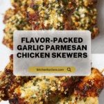 Garlic Parmesan Chicken Skewers Recipe
