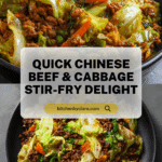 Chinese Ground Beef and Cabbage Stir-Fry Recipe