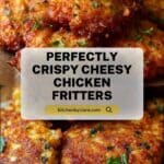 Cheesy Chicken Fritters Recipe