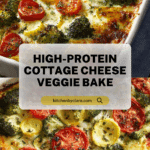 High-Protein Cottage Cheese Veggie Bake Recipe