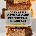 Healthy Breakfast Oatmeal Apple Cake Recipe