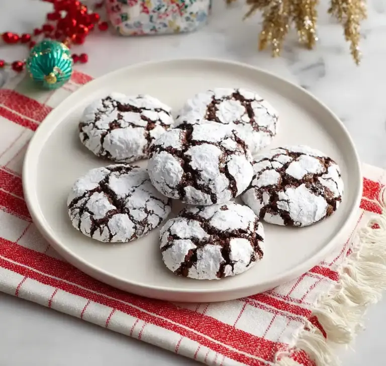 Brownie Crinkle Cookies Recipe