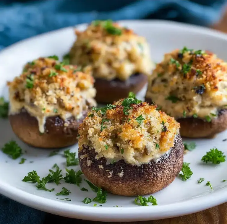 Chicken Stuffed Mushrooms Recipe