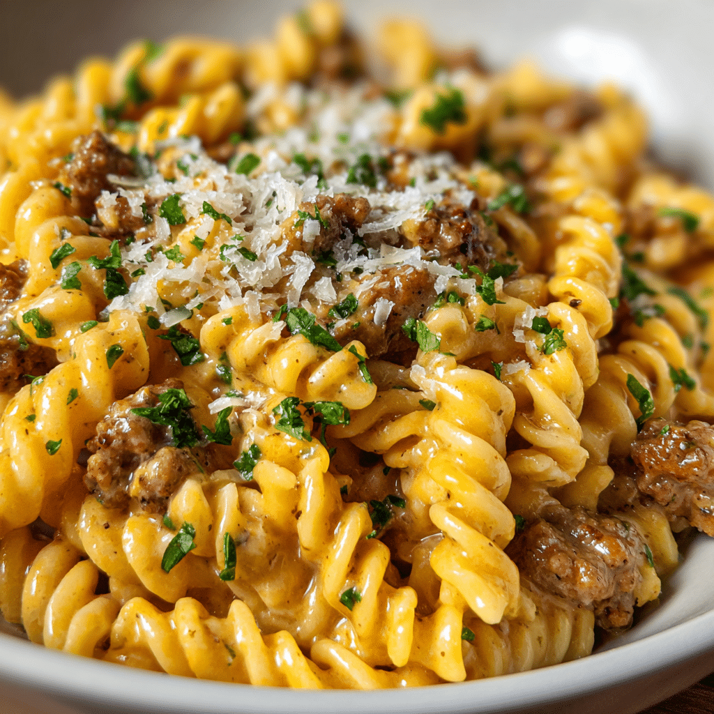 One-Pot Beef and Cheddar Ranch Pasta Recipe