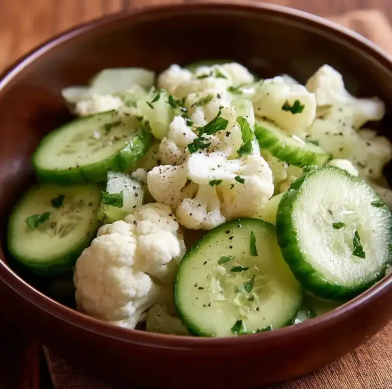Cauliflower Cucumber Salad Recipe