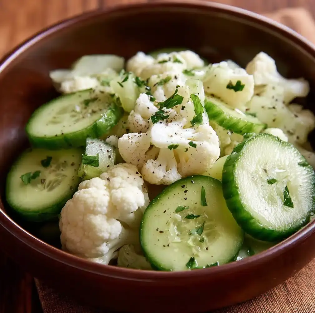 Cauliflower Cucumber Salad Recipe