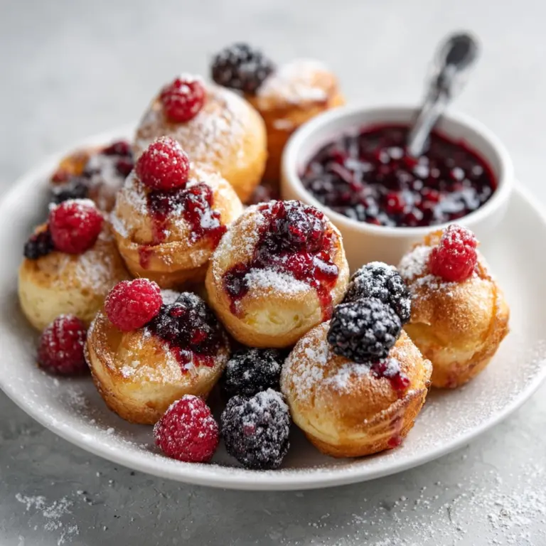 Mini Dutch Baby Pancakes Recipe