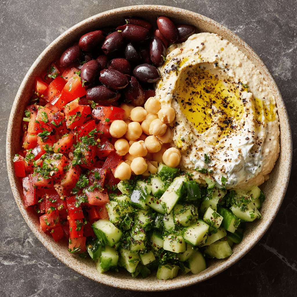 terranean Bowl – Healthy Lunch Meal Prep Recipe - Recipe Image