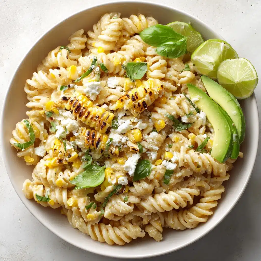 Creamy Street Corn Pasta Salad Recipe