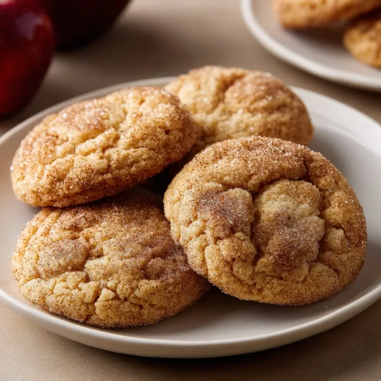 Soft Batch Apple Cider Gingersnap Cookies Recipe