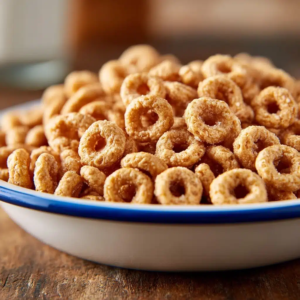Mini Doughnut Hot Buttered Cheerios Recipe - Recipe Image