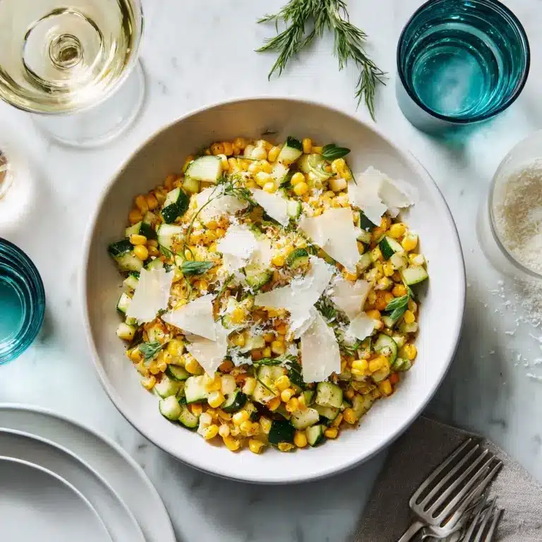Parmesan Zucchini and Corn Recipe