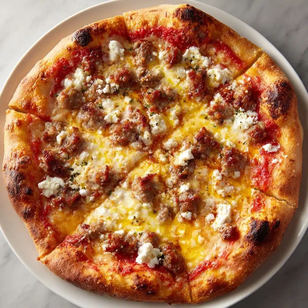 Hot Sausage Feta Honey Pizza Recipe