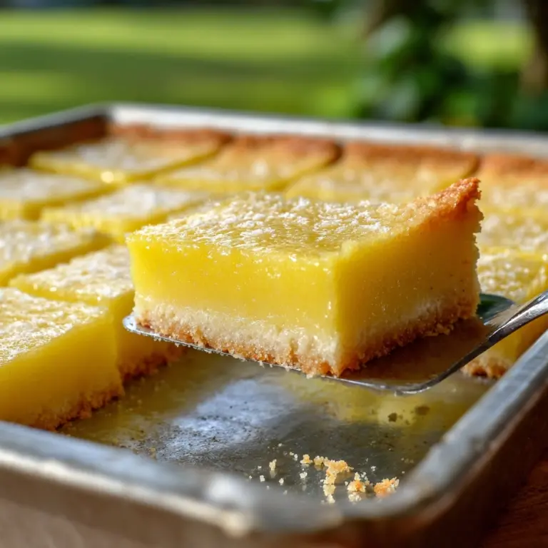 Italian Grandma’s Lemon Custard Cake – Classic Recipe