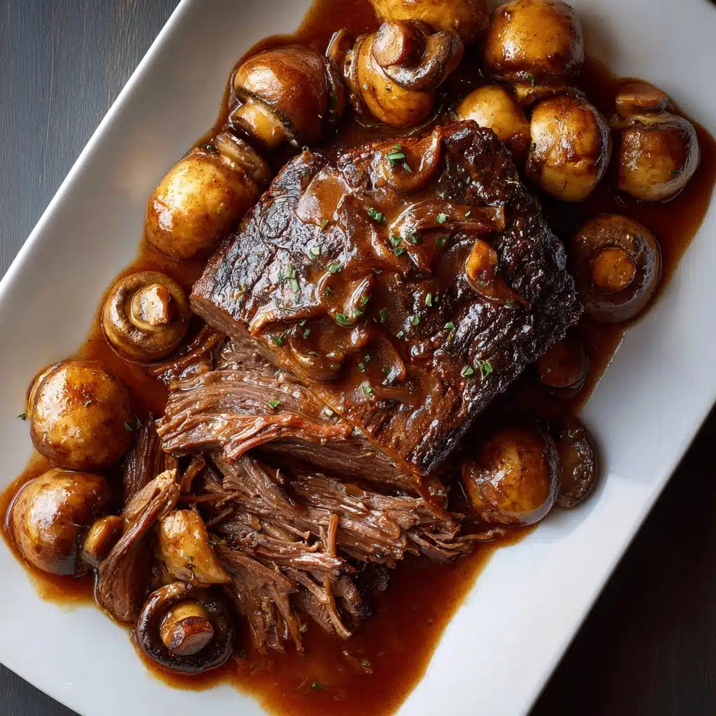 Creamy Mushroom Beef Chuck Roast Recipe