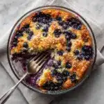 Overnight Baked Blueberry Muffin Oatmeal Recipe