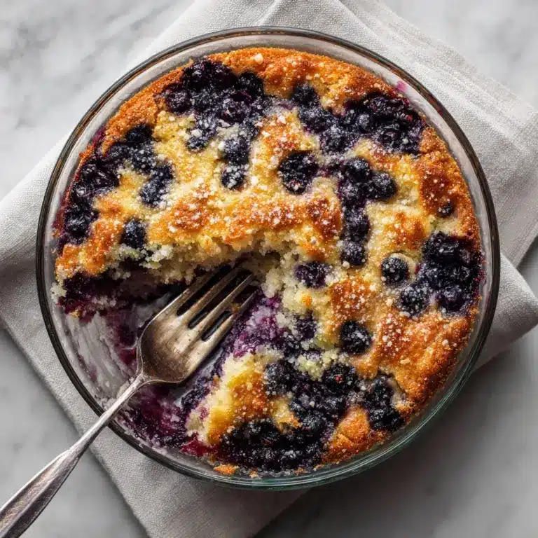 Overnight Baked Blueberry Muffin Oatmeal Recipe