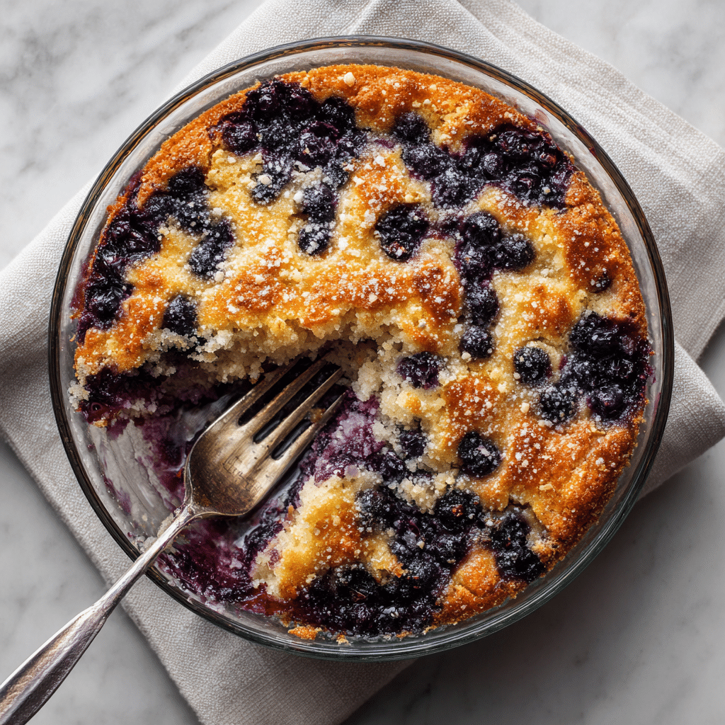 Overnight Baked Blueberry Muffin Oatmeal Recipe - Recipe Image