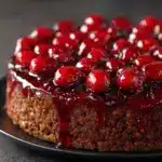Chocolate Cherry Upside Down Cake Recipe