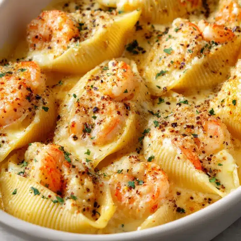 Creamy Seafood Stuffed Shells Recipe