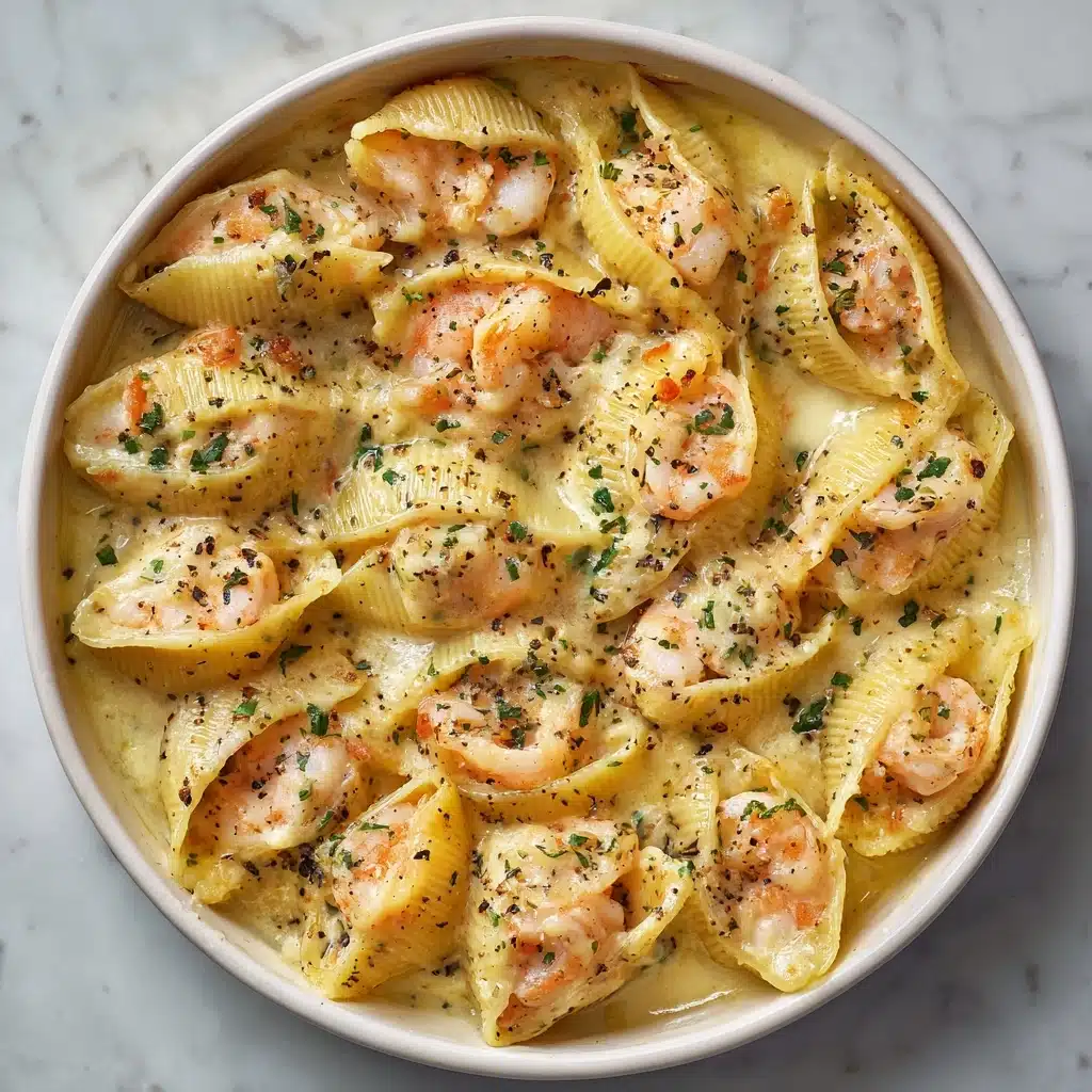 Creamy Seafood Stuffed Shells Recipe - Recipe Image