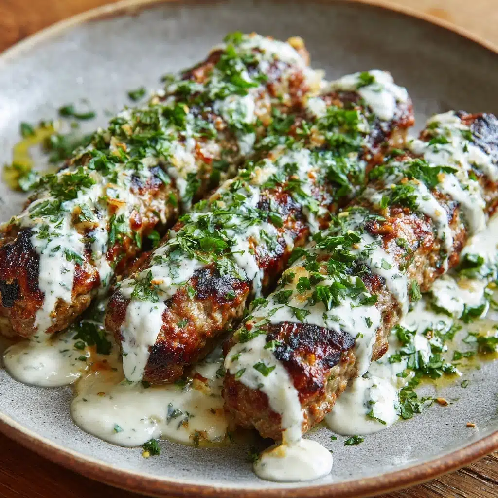 Chicken Kofta with Garlic Yogurt Sauce Recipe: A Must-Try!