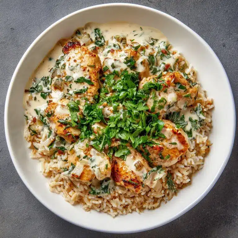 Basil Chicken in Coconut Curry Sauce Recipe