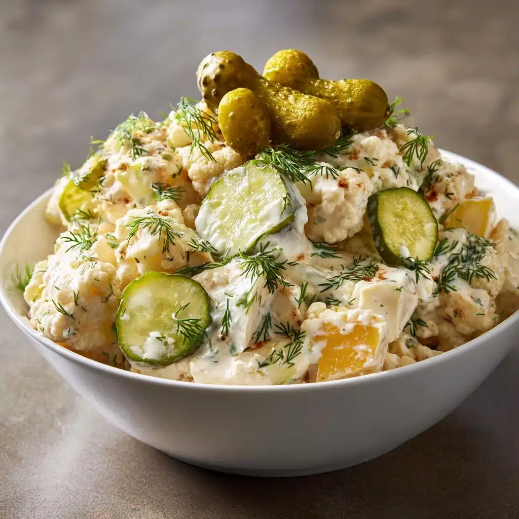 Dill Pickle Salad With Cauliflower Recipe