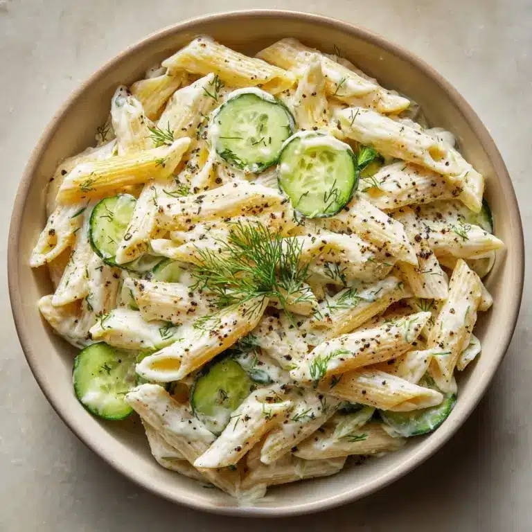 Healthy Cucumber Pasta Salad Recipe