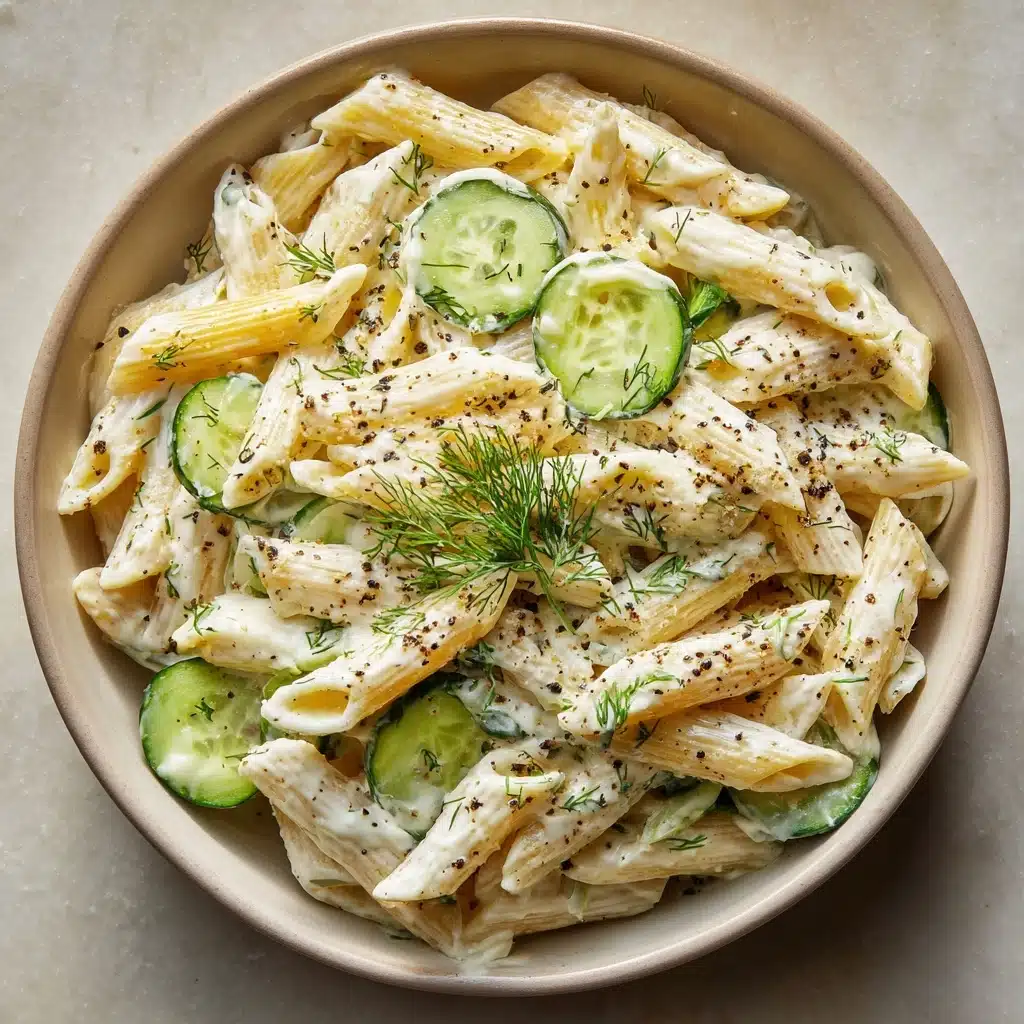 Healthy Cucumber Pasta Salad Recipe