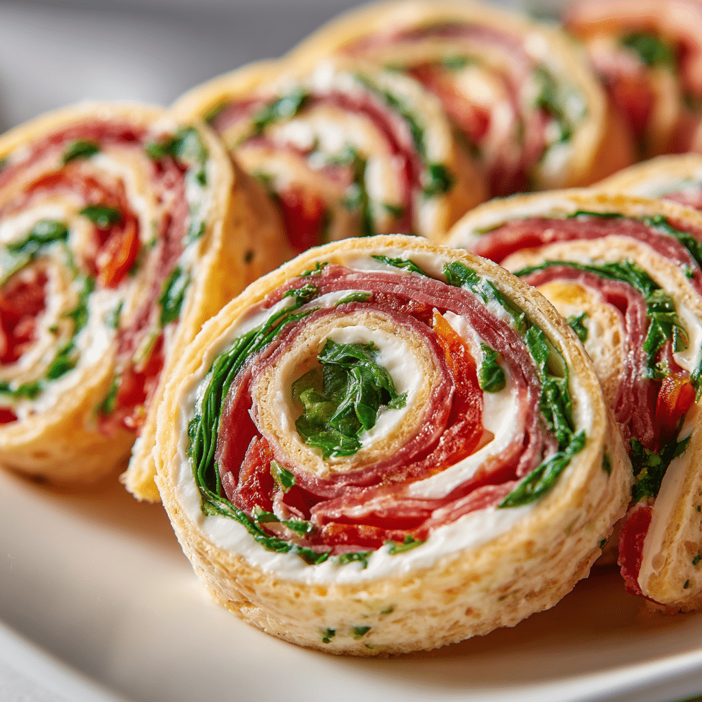 Italian Pinwheels Recipe - Recipe Image