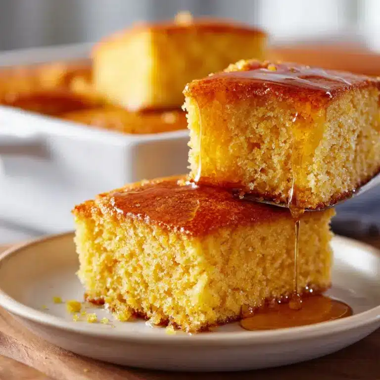 Honey Butter Cornbread Recipe