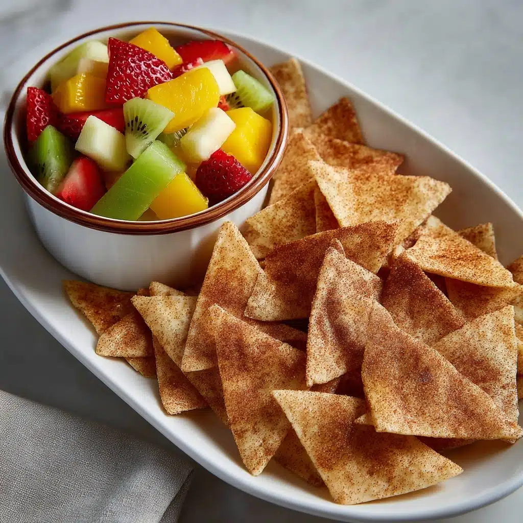 Fruit Salsa with Pie Crust Chips Recipe