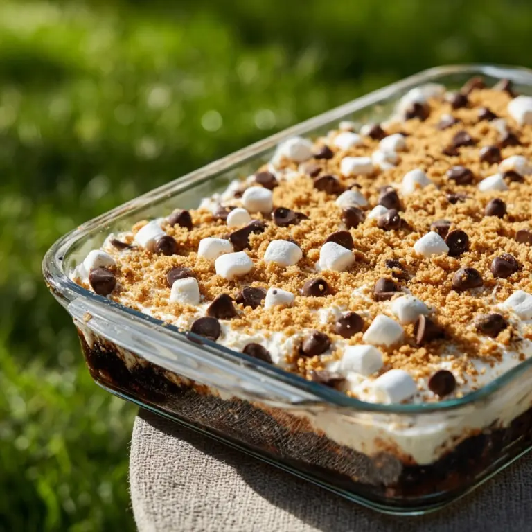 S'mores Poke Cake Recipe