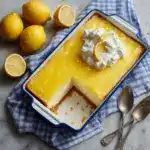 4-Ingredient Lemon Cream Cheese Dump Cake Recipe