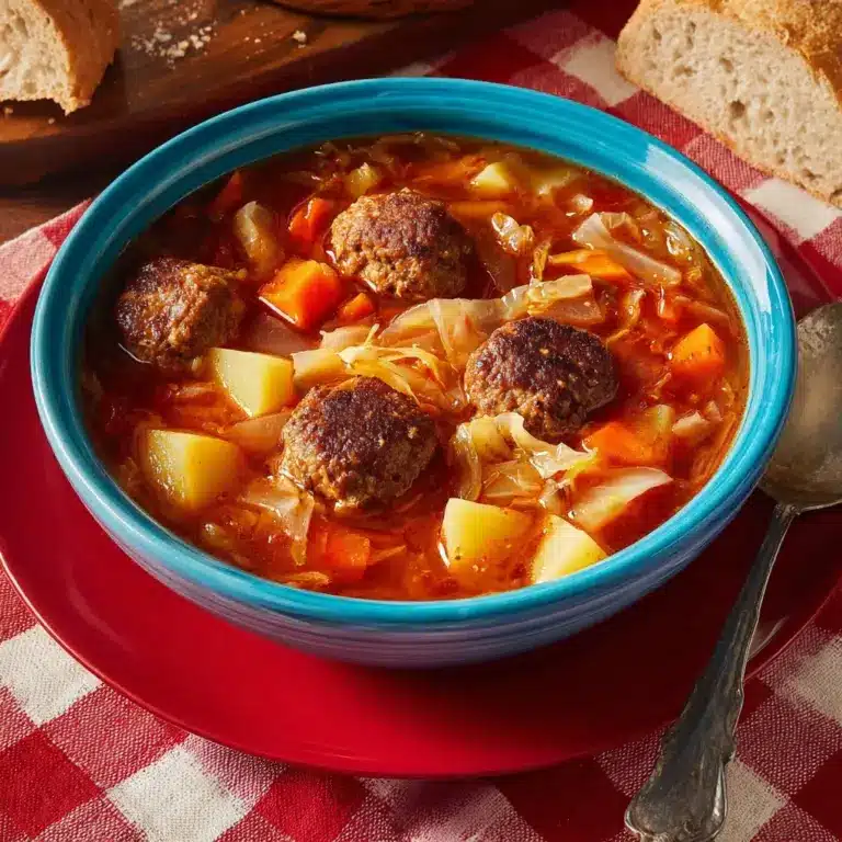 Italian Meatball Soup Recipe