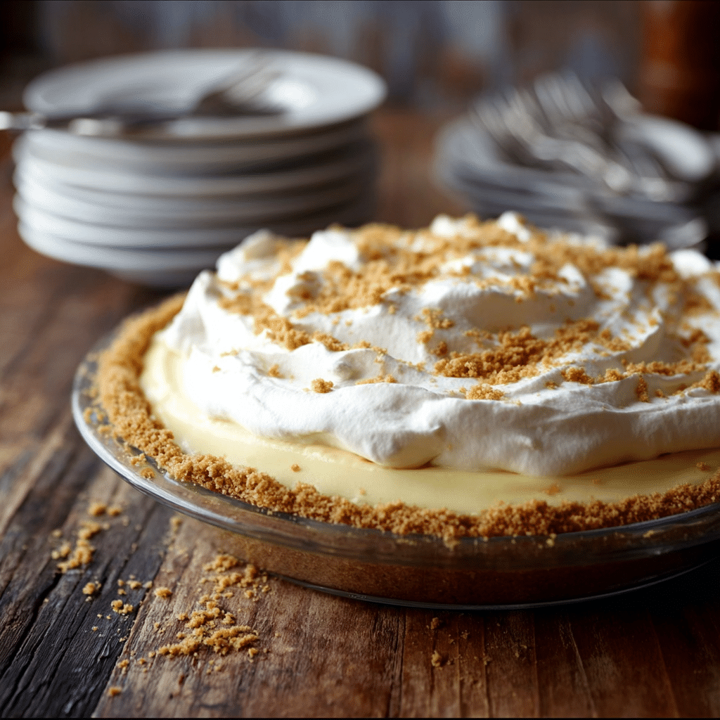 Easy Bourbon Banana Cream Pie Recipe - Recipe Image