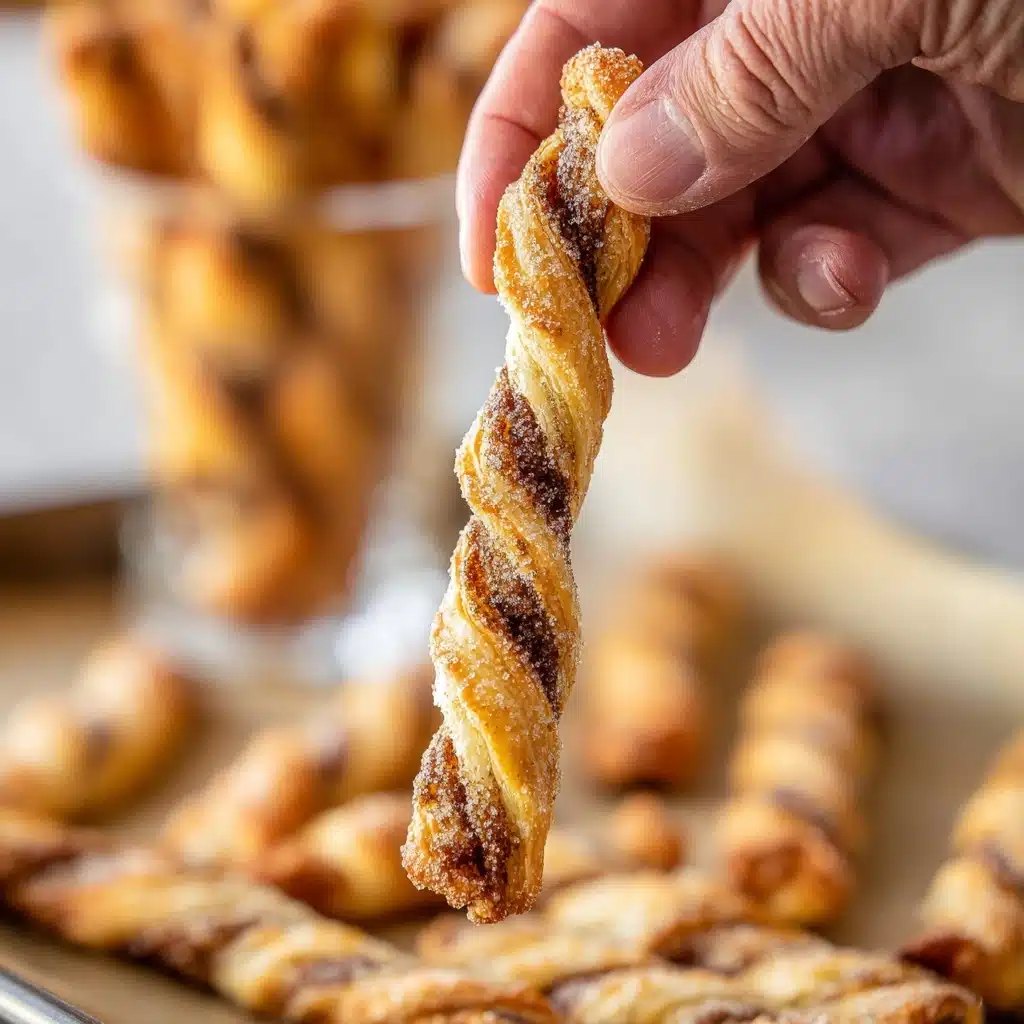 Cinnamon Puff Pastry Twists Recipe - Recipe Image