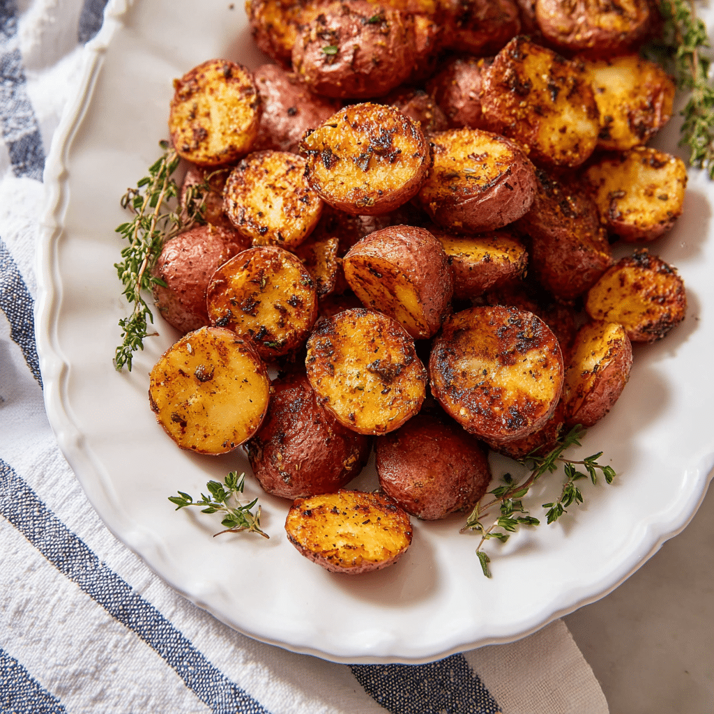 Honey Mustard Roasted Baby Potatoes Recipe - Recipe Image