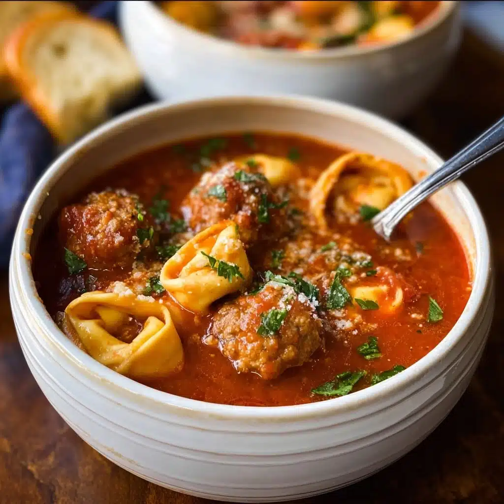 Meatball Tortellini Soup Recipe - Recipe Image