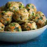 Loaded Veggie Turkey Meatballs Recipe